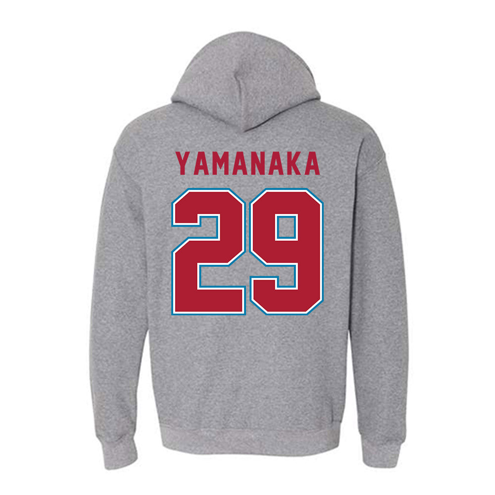 LMU - NCAA Baseball : Eli Yamanaka - Hooded Sweatshirt-1