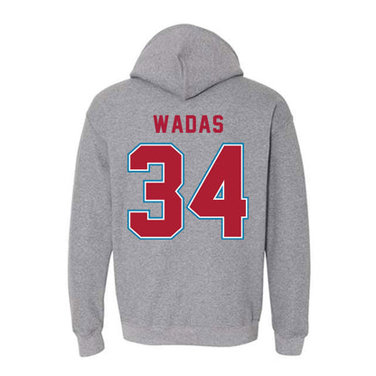 LMU - NCAA Baseball : Zach Wadas - Hooded Sweatshirt-1