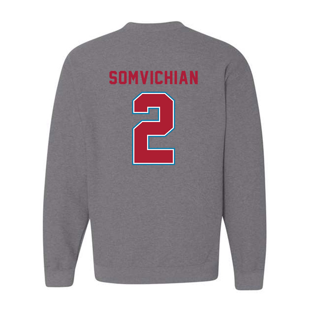 LMU - NCAA Women's Basketball : Mari Somvichian - Crewneck Sweatshirt-1