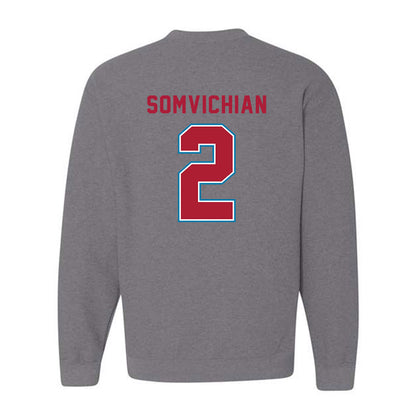 LMU - NCAA Women's Basketball : Mari Somvichian - Crewneck Sweatshirt-1