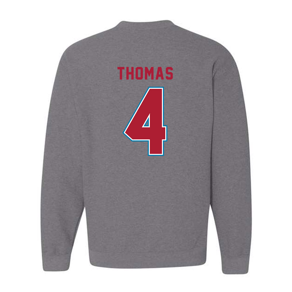 LMU - NCAA Men's Basketball : Aj Thomas - Crewneck Sweatshirt-1