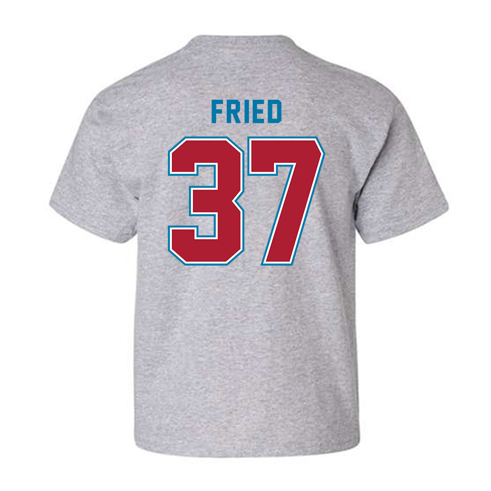 LMU - NCAA Baseball : Jacob Fried - Classic Shersey Youth T-Shirt-1