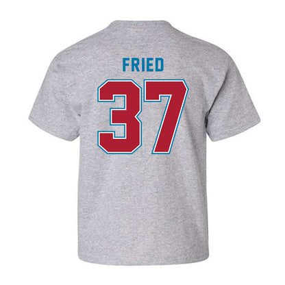 LMU - NCAA Baseball : Jacob Fried - Classic Shersey Youth T-Shirt-1