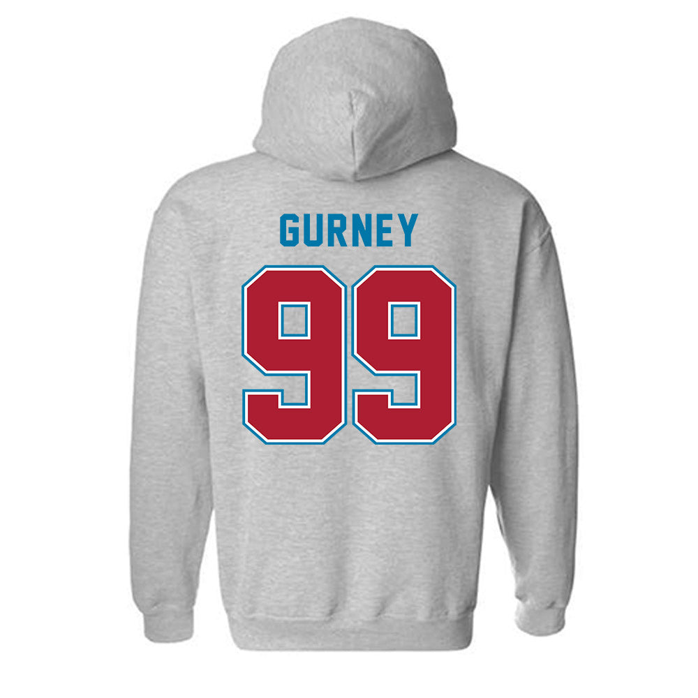LMU - NCAA Baseball : Win Gurney - Classic Shersey Hooded Sweatshirt-1