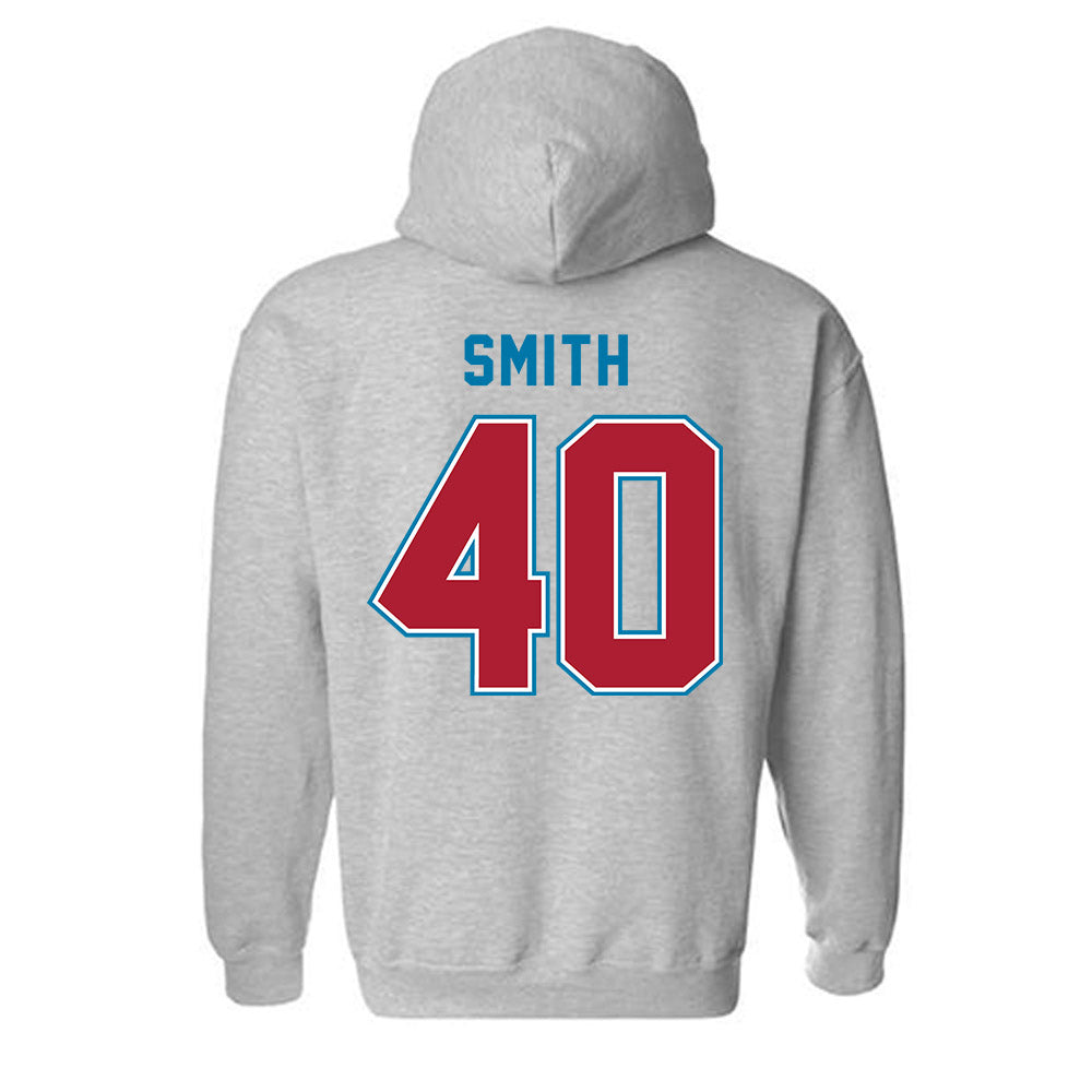 LMU - NCAA Men's Basketball : Cooper Smith - Classic Shersey Hooded Sweatshirt-1