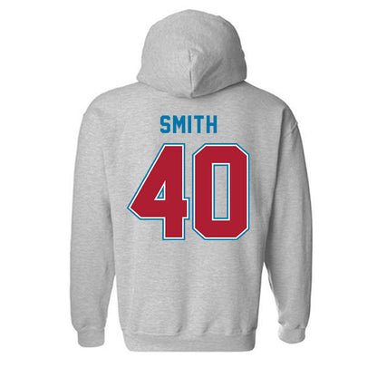 LMU - NCAA Men's Basketball : Cooper Smith - Classic Shersey Hooded Sweatshirt-1