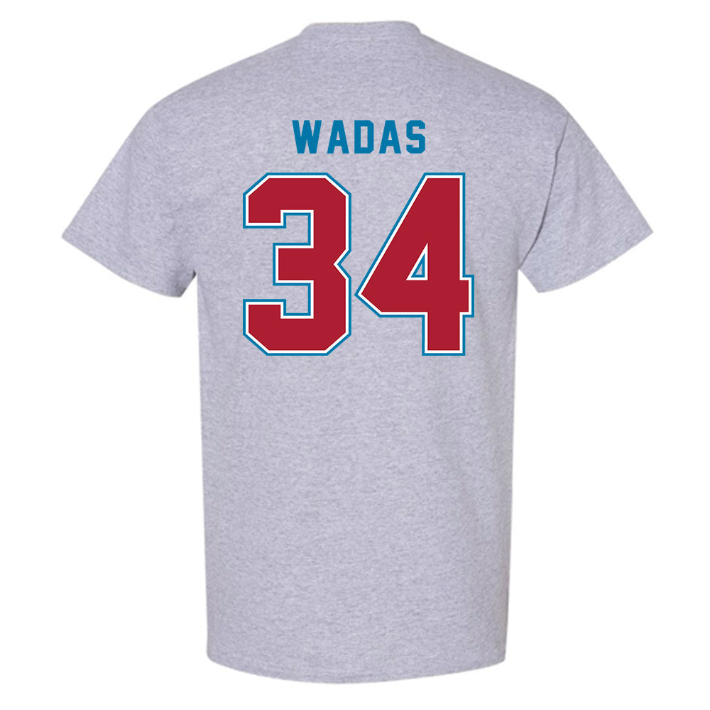 LMU - NCAA Baseball : Zach Wadas - Classic Shersey T-Shirt-1