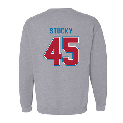 LMU - NCAA Baseball : Cole Stucky - Classic Shersey Crewneck Sweatshirt-1