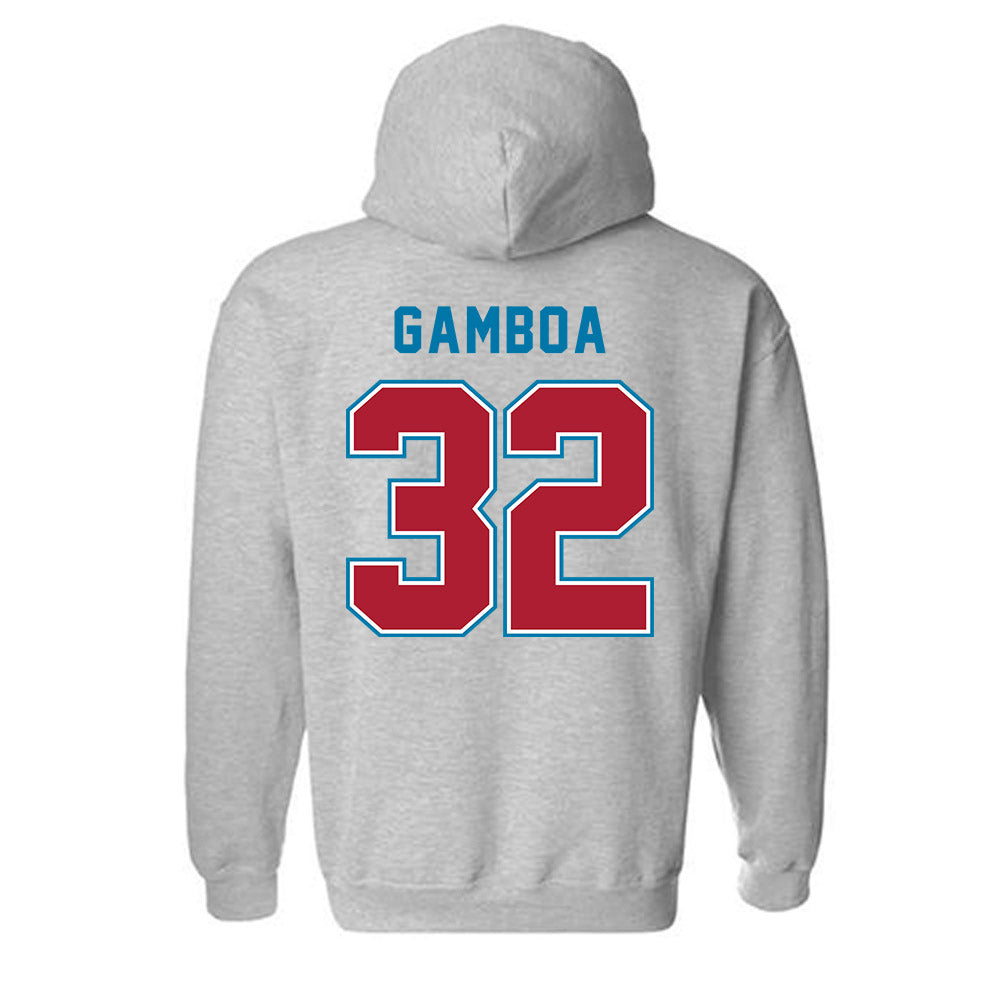 LMU - NCAA Baseball : Alex Gamboa - Classic Shersey Hooded Sweatshirt-1