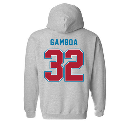 LMU - NCAA Baseball : Alex Gamboa - Classic Shersey Hooded Sweatshirt-1