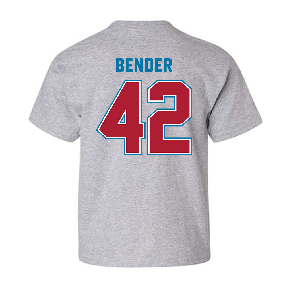 LMU - NCAA Baseball : Zach Bender - Classic Shersey Youth T-Shirt-1
