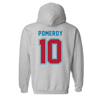 LMU - NCAA Women's Volleyball : Camille Pomeroy - Classic Shersey Hooded Sweatshirt-1