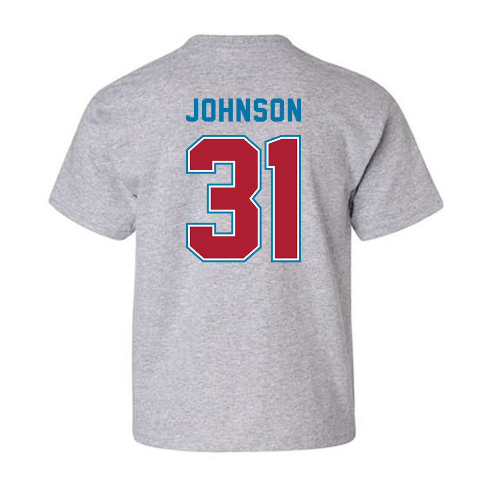 LMU - NCAA Baseball : Alec Johnson - Classic Shersey Youth T-Shirt-1