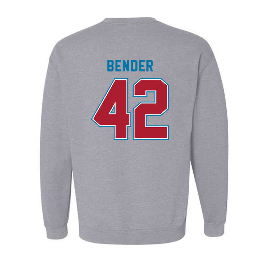 LMU - NCAA Baseball : Zach Bender - Classic Shersey Crewneck Sweatshirt-1