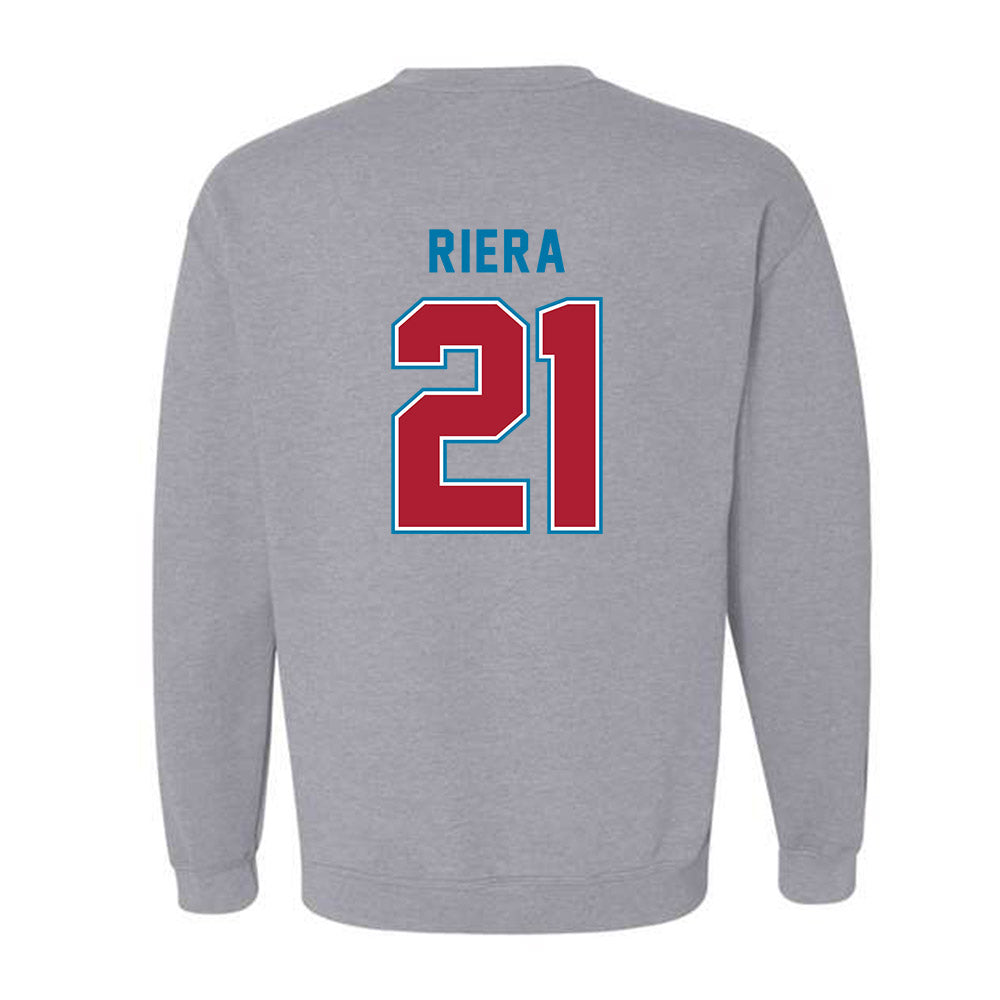 LMU - NCAA Baseball : Niko Riera - Classic Shersey Crewneck Sweatshirt-1