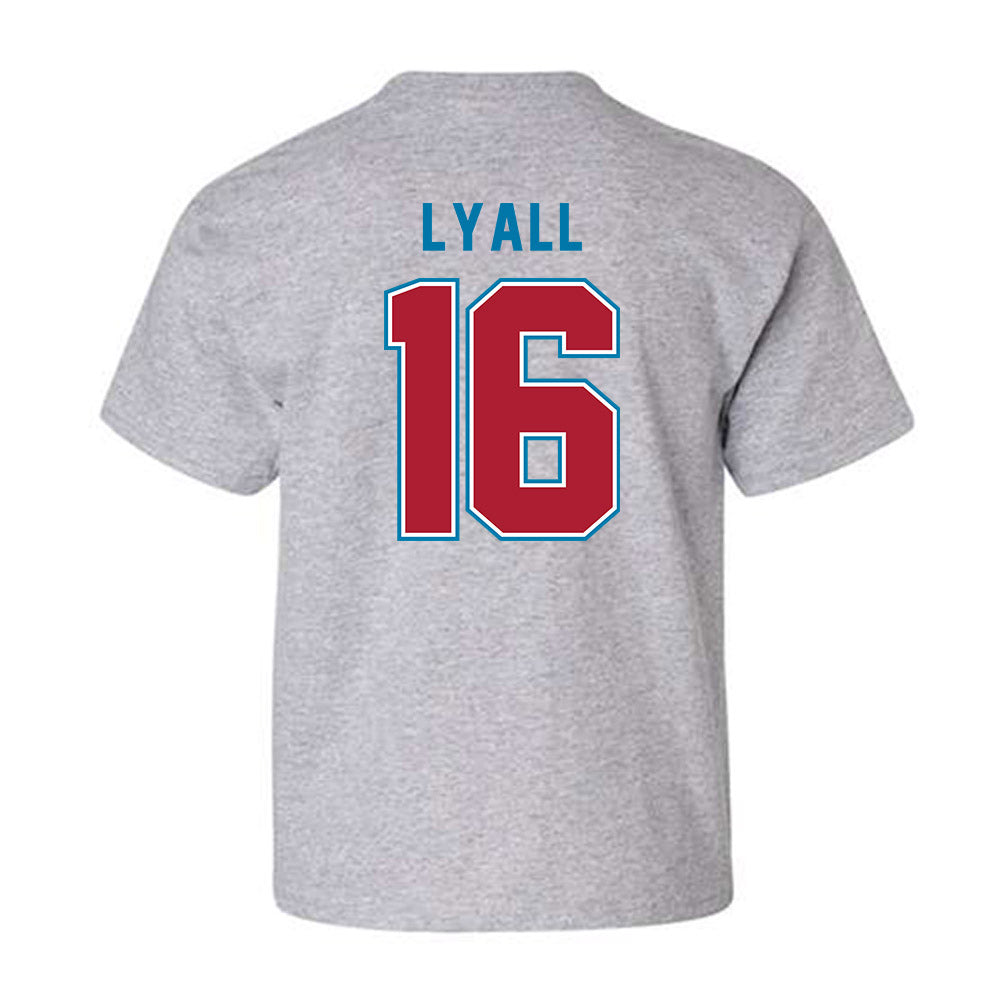 LMU - NCAA Baseball : Jake Lyall - Classic Shersey Youth T-Shirt-1
