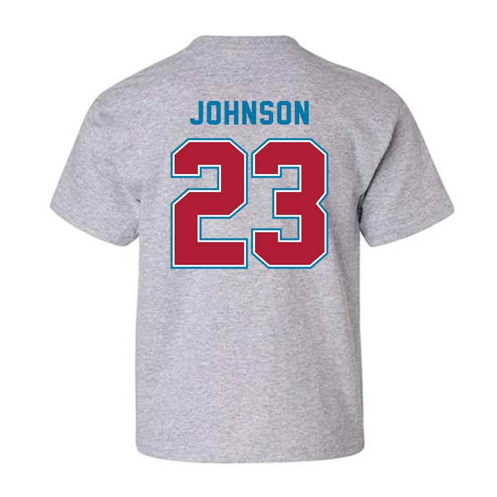 LMU - NCAA Baseball : Jonah Johnson - Classic Shersey Youth T-Shirt-1