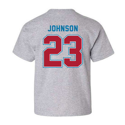 LMU - NCAA Baseball : Jonah Johnson - Classic Shersey Youth T-Shirt-1