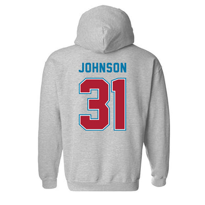 LMU - NCAA Baseball : Alec Johnson - Classic Shersey Hooded Sweatshirt-1