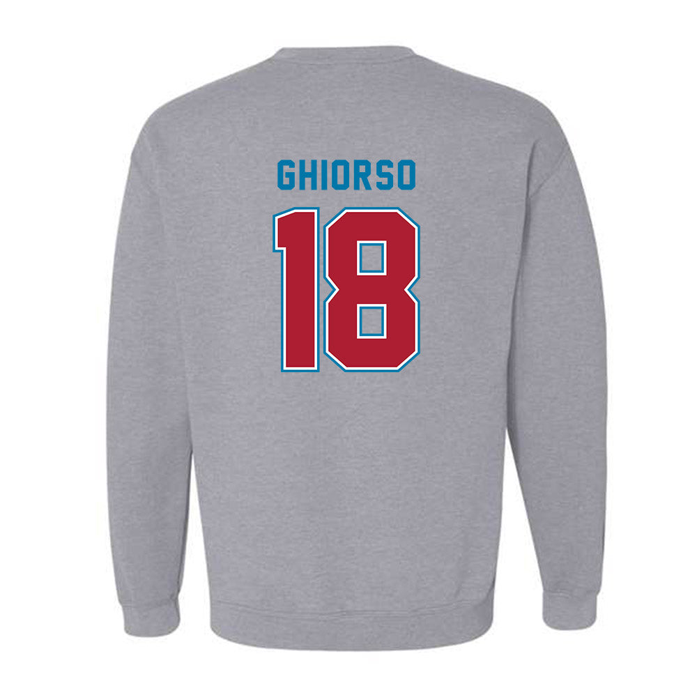 LMU - NCAA Baseball : Dj Ghiorso - Classic Shersey Crewneck Sweatshirt-1