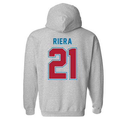 LMU - NCAA Baseball : Niko Riera - Classic Shersey Hooded Sweatshirt-1
