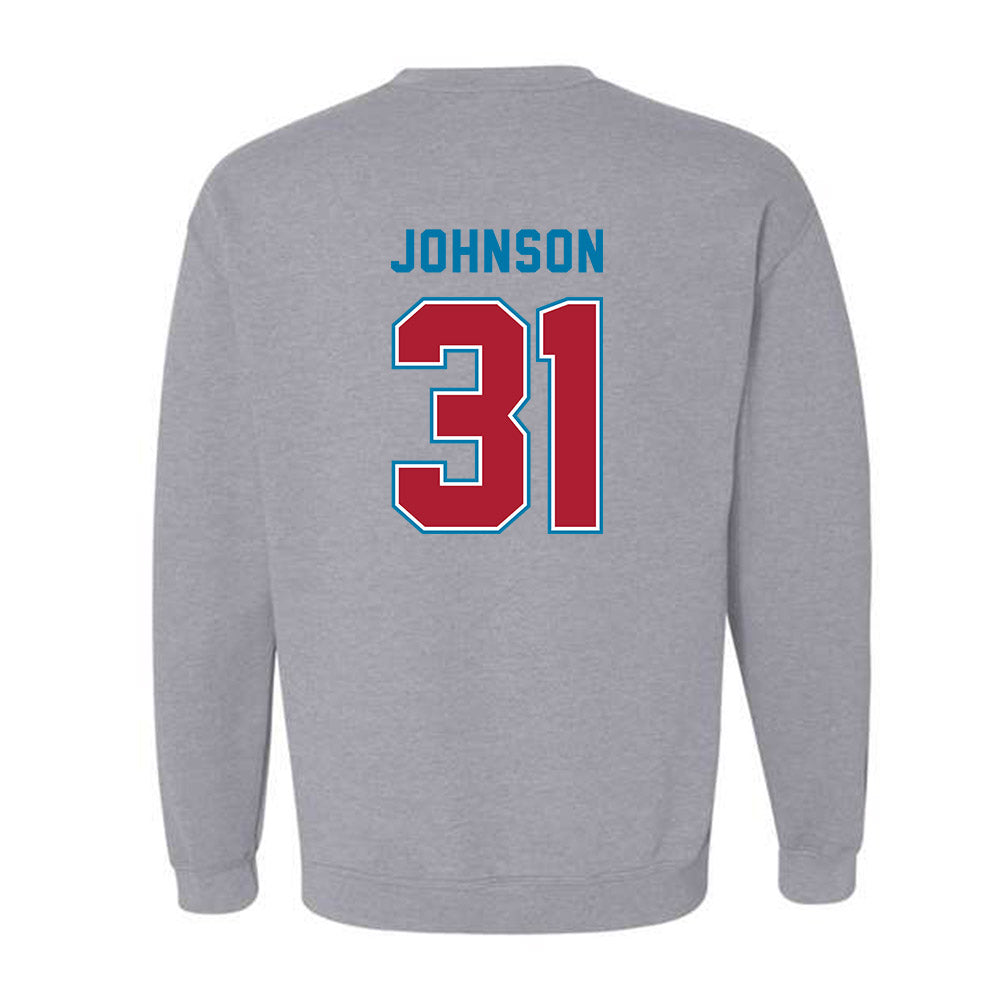 LMU - NCAA Baseball : Alec Johnson - Classic Shersey Crewneck Sweatshirt-1