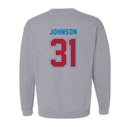 LMU - NCAA Baseball : Alec Johnson - Classic Shersey Crewneck Sweatshirt-1
