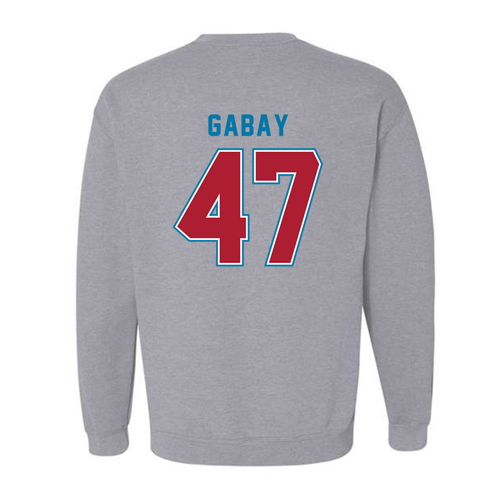LMU - NCAA Baseball : Lucas Gabay - Classic Shersey Crewneck Sweatshirt-1