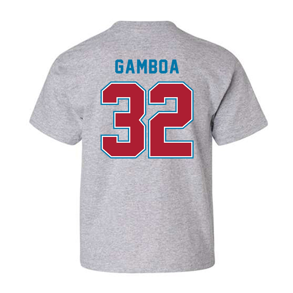 LMU - NCAA Baseball : Alex Gamboa - Classic Shersey Youth T-Shirt-1
