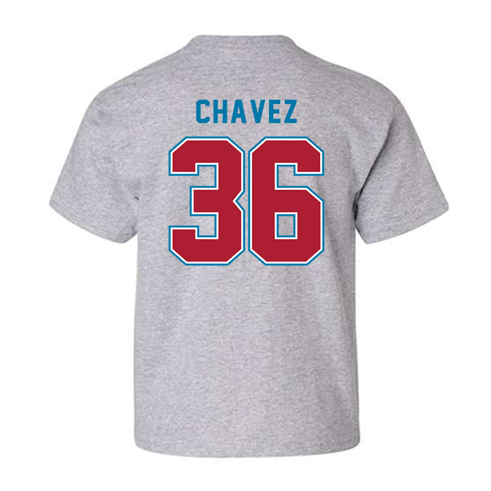 LMU - NCAA Baseball : Alex Chavez - Classic Shersey Youth T-Shirt-1