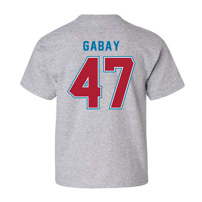 LMU - NCAA Baseball : Lucas Gabay - Classic Shersey Youth T-Shirt-1