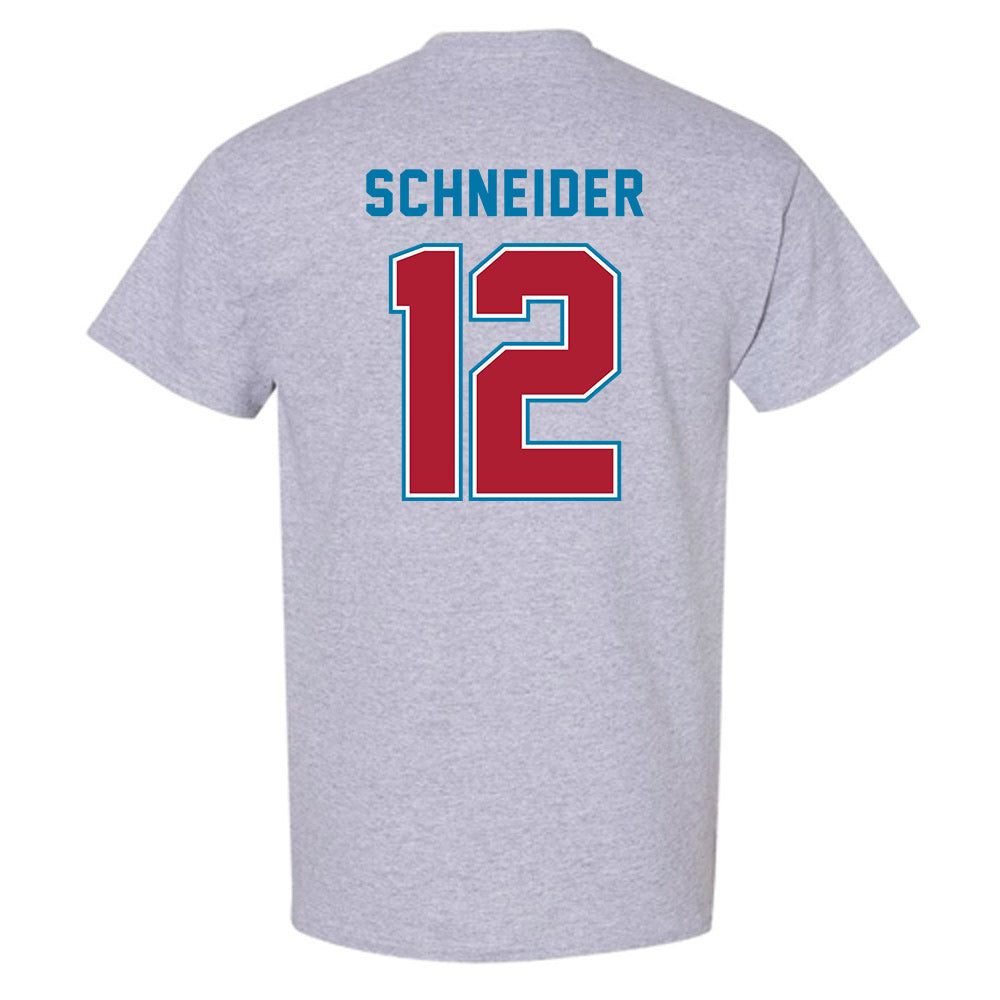 LMU - NCAA Baseball : Max Schneider - Classic Shersey T-Shirt-1