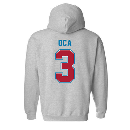 LMU - NCAA Women's Soccer : Natalie Oca - Classic Shersey Hooded Sweatshirt-1