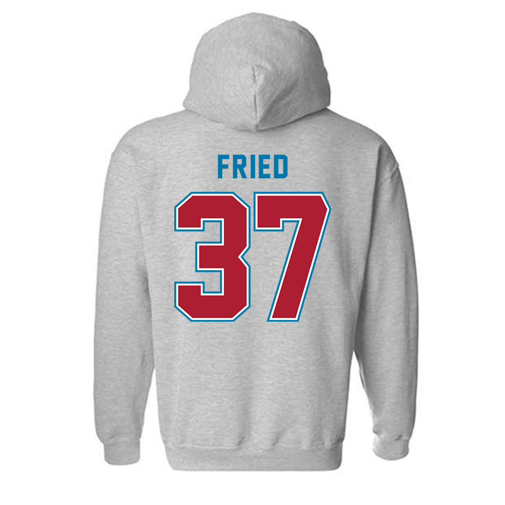 LMU - NCAA Baseball : Jacob Fried - Classic Shersey Hooded Sweatshirt-1