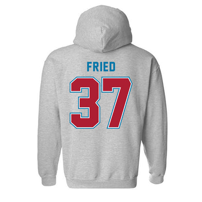 LMU - NCAA Baseball : Jacob Fried - Classic Shersey Hooded Sweatshirt-1