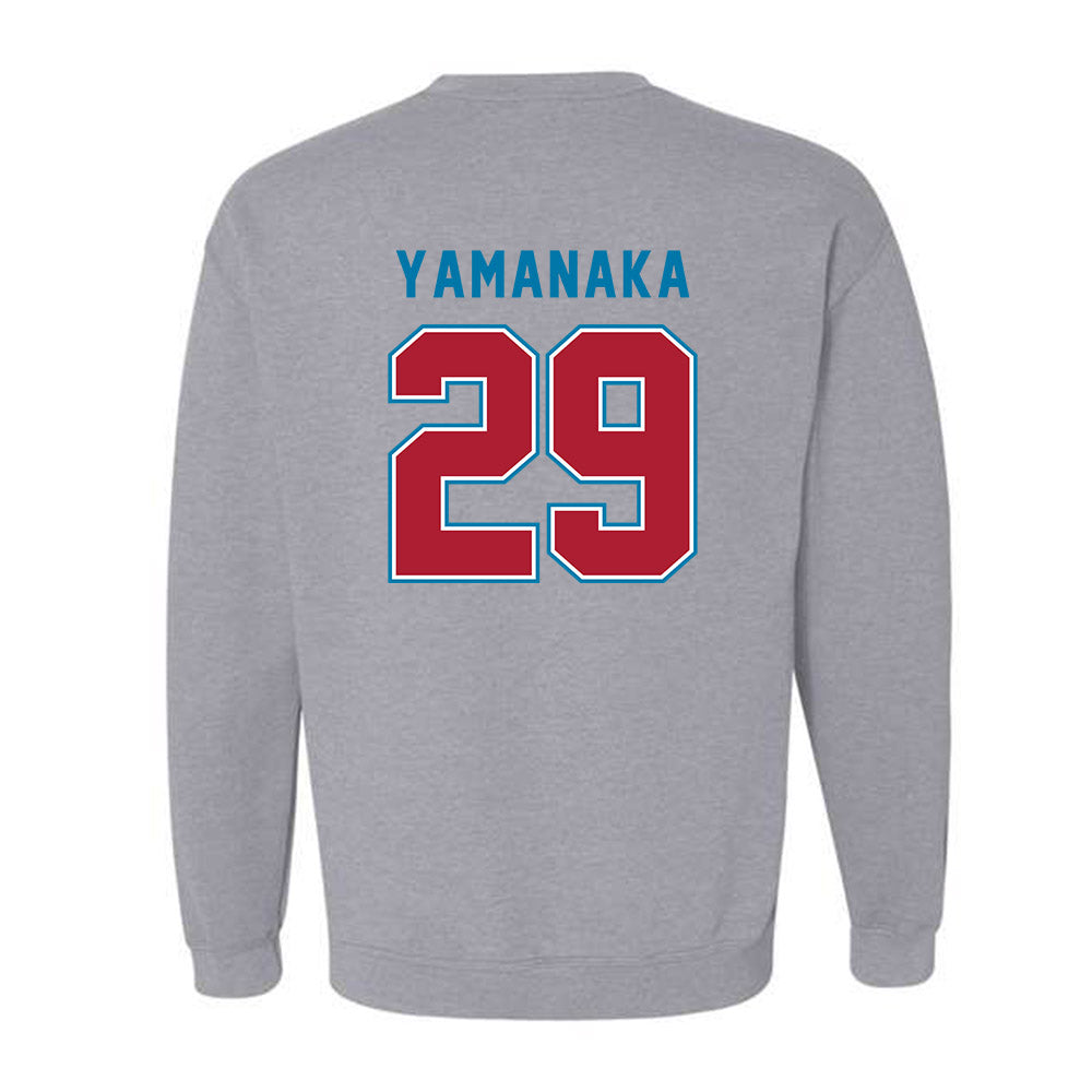 LMU - NCAA Baseball : Eli Yamanaka - Classic Shersey Crewneck Sweatshirt-1