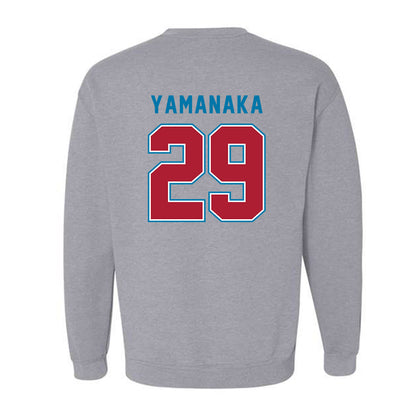 LMU - NCAA Baseball : Eli Yamanaka - Classic Shersey Crewneck Sweatshirt-1