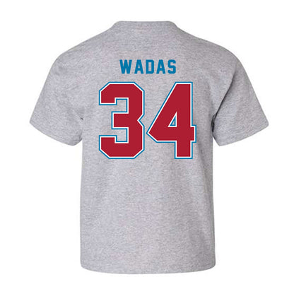 LMU - NCAA Baseball : Zach Wadas - Classic Shersey Youth T-Shirt-1