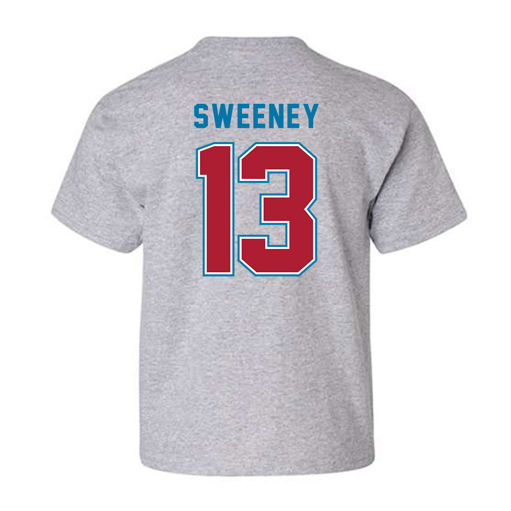 LMU - NCAA Baseball : Caleb Sweeney - Classic Shersey Youth T-Shirt-1