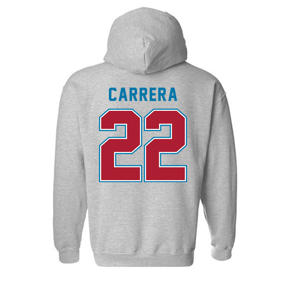 LMU - NCAA Softball : Angela Carrera - Classic Shersey Hooded Sweatshirt-1