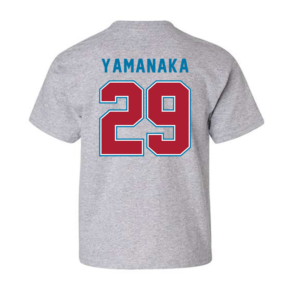 LMU - NCAA Baseball : Eli Yamanaka - Classic Shersey Youth T-Shirt-1