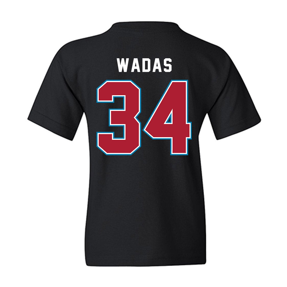 LMU - NCAA Baseball : Zach Wadas - Classic Shersey Youth T-Shirt-1