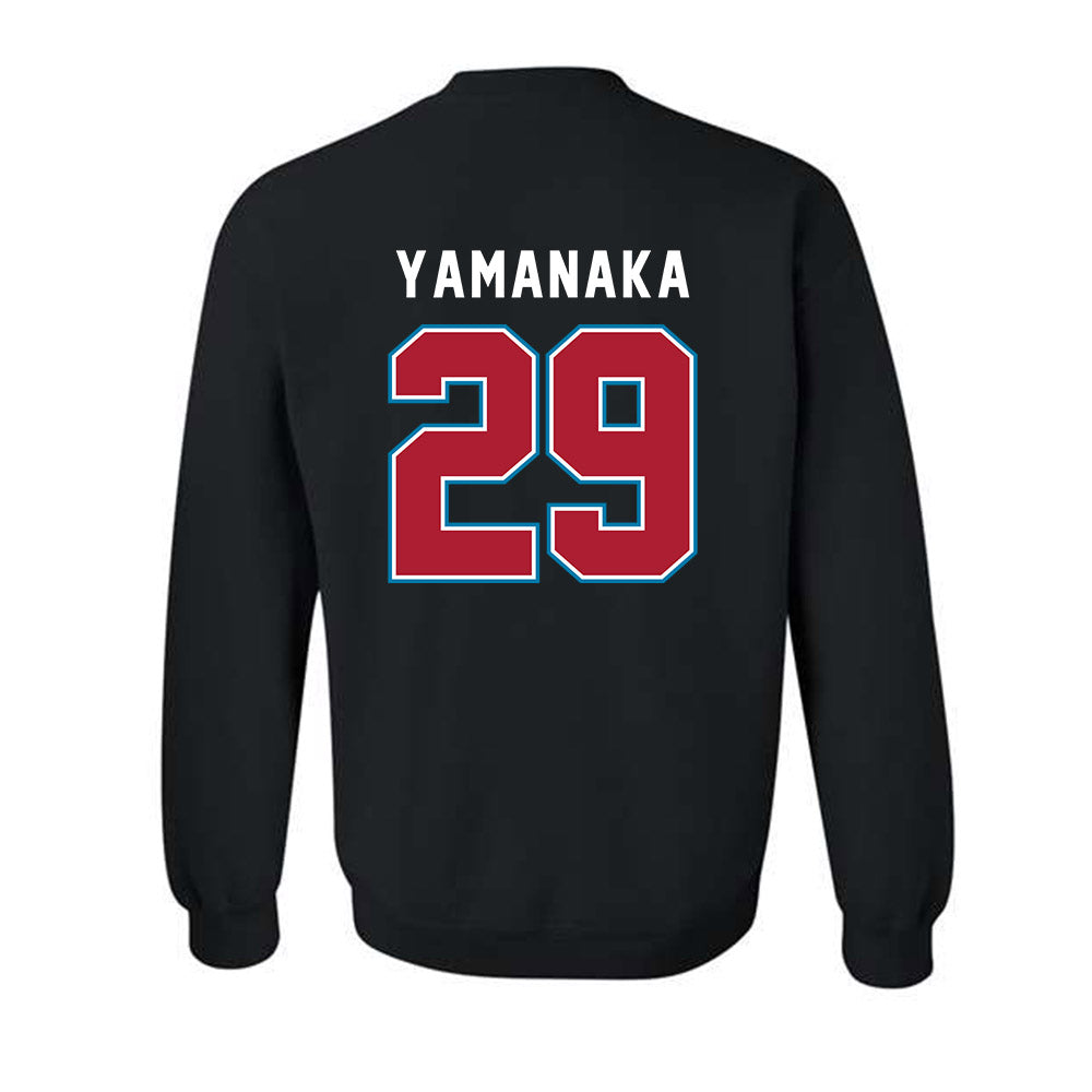 LMU - NCAA Baseball : Eli Yamanaka - Classic Shersey Crewneck Sweatshirt-1