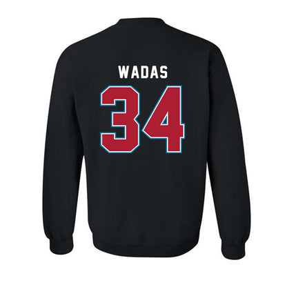 LMU - NCAA Baseball : Zach Wadas - Classic Shersey Crewneck Sweatshirt-1