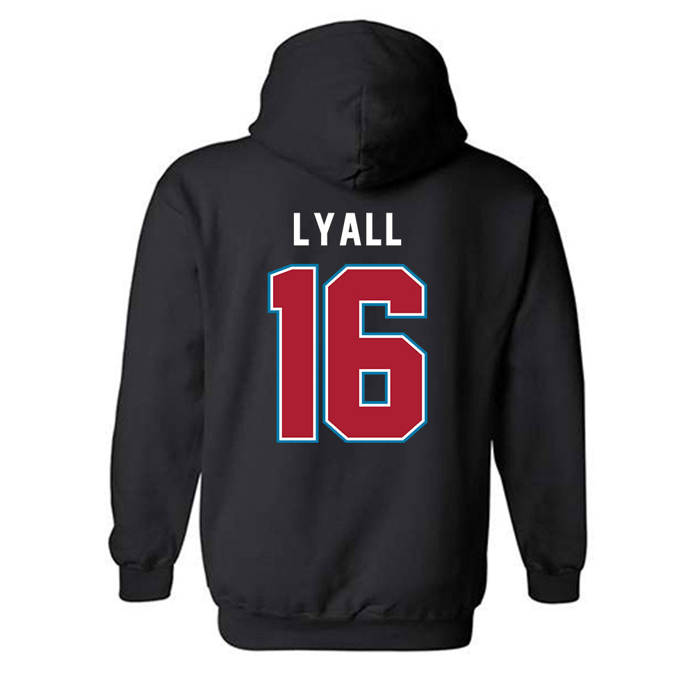 LMU - NCAA Baseball : Jake Lyall - Classic Shersey Hooded Sweatshirt-1