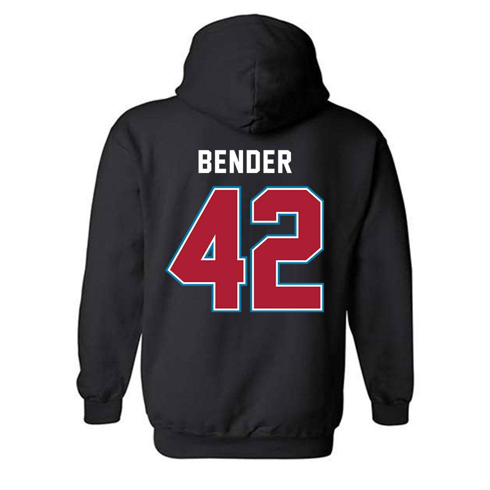 LMU - NCAA Baseball : Zach Bender - Classic Shersey Hooded Sweatshirt-1