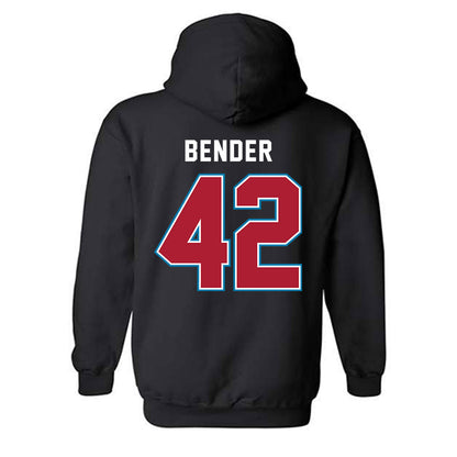 LMU - NCAA Baseball : Zach Bender - Classic Shersey Hooded Sweatshirt-1