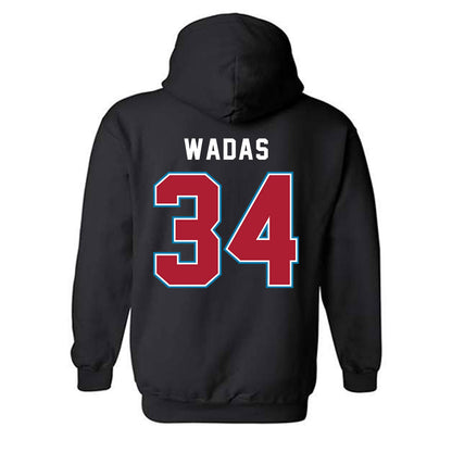 LMU - NCAA Baseball : Zach Wadas - Classic Shersey Hooded Sweatshirt-1