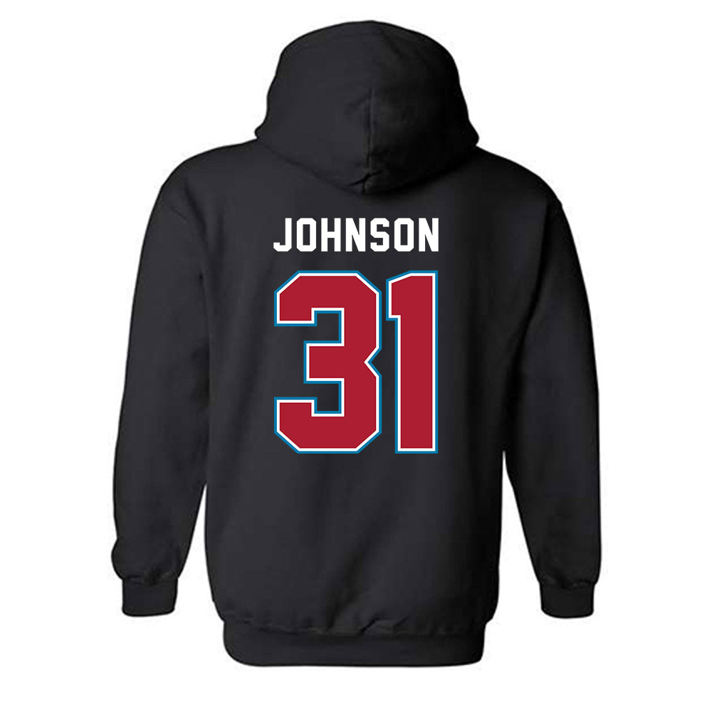 LMU - NCAA Baseball : Alec Johnson - Classic Shersey Hooded Sweatshirt-1