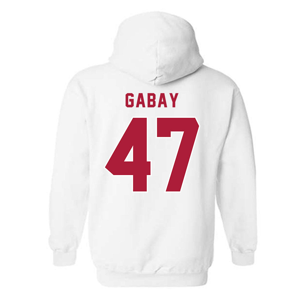LMU - NCAA Baseball : Lucas Gabay - Classic Shersey Hooded Sweatshirt-1